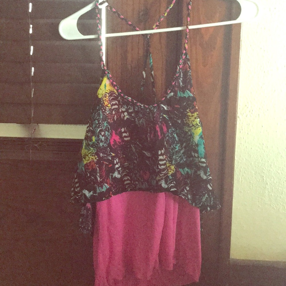 Rue 21 ruffle tank top